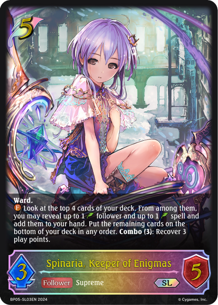 Spinaria, Keeper of Enigmas (SL) - BP05-SL03EN