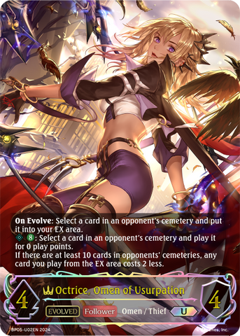 Octrice, Omen of Usurpation (Evolved) (U) - BP05-U02EN