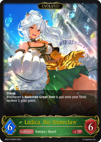 Ladica, the Stoneclaw (Evolved) - BP07-002EN