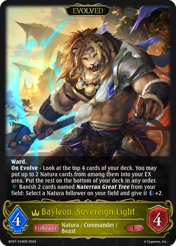 Bayleon, Sovereign Light (Evolved) - BP07-019EN