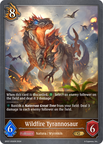 Wildfire Tyrannosaur - BP07-055EN