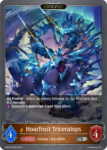 Hoarfrost Triceratops (Evolved) - BP07-061EN