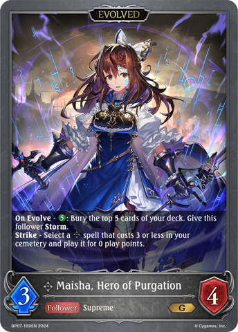 Maisha, Hero of Purgation (Evolved) - BP07-109EN