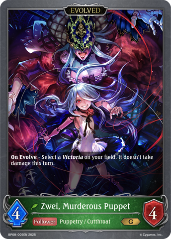 Zwei, Murderous Puppet (Evolved) - BP08-005EN