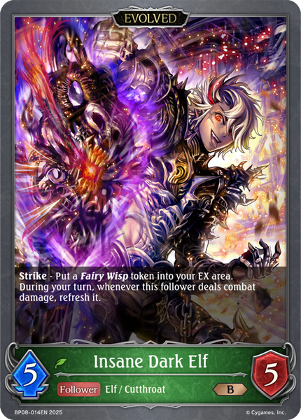 Insane Dark Elf (Evolved) - BP08-014EN