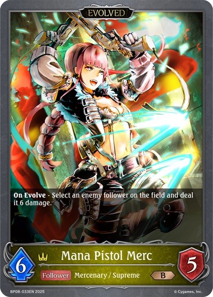 Mana Pistol Merc (Evolved) - BP08-033EN