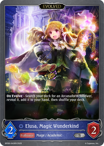 Elusa, Magic Wunderkind (Evolved) - BP08-043EN