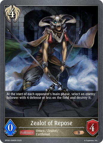 Zealot of Repose - BP08-098EN