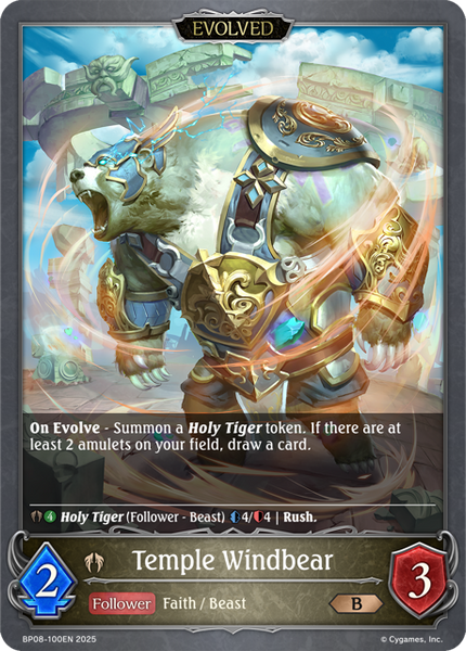 Temple Windbear (Evolved) - BP08-100EN