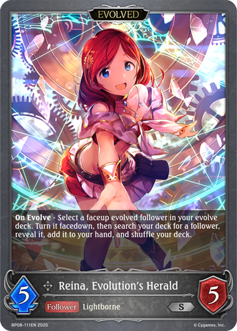 Reina, Evolution's Herald (Evolved) - BP08-111EN