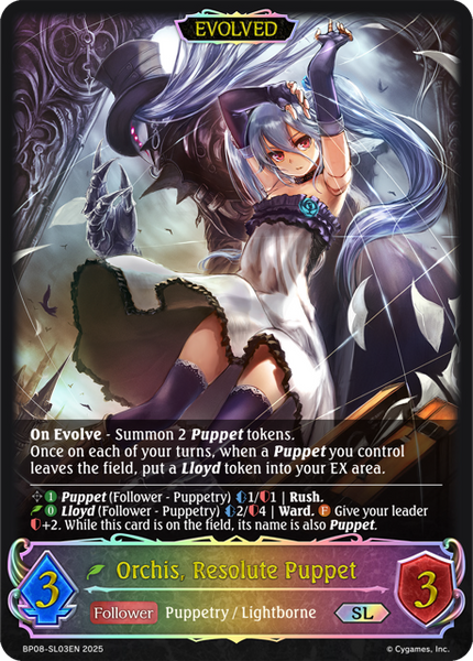 Orchis, Resolute Puppet // Orchis, Vengeful Puppet (SL) - BP08-SL03EN