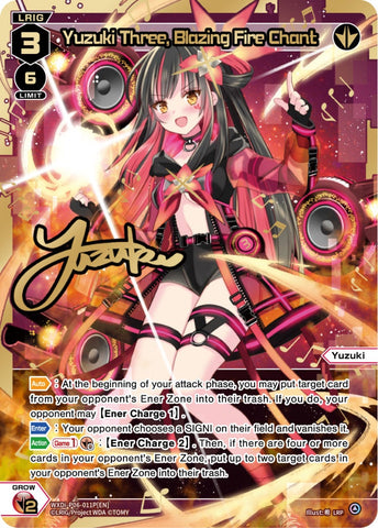 Yuzuki Three, Blazing Fire Chant (LRP) - WXDi-P06-011P[EN]