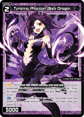 Tyranno, Phantom Black Dragon (Foil) - WXDi-P06-083P[EN]