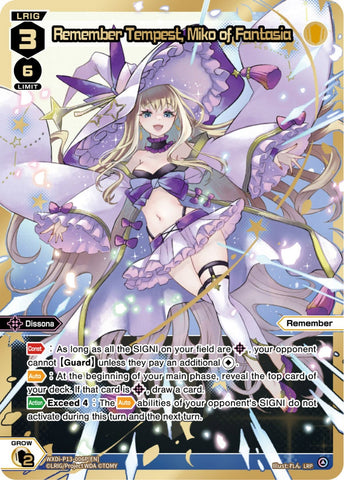 Remember Tempest, Miko of Fantasia (LRP) - WXDi-P13-006P[EN]