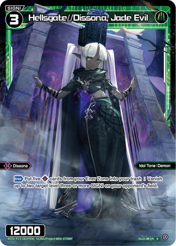 Hellsgate//Dissona, Jade Evil (Foil) - WXDi-P13-081P[EN]