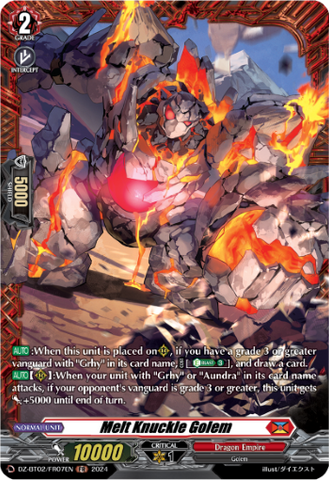 Melt Knuckle Golem (FR) - DZ-BT02/FR07EN