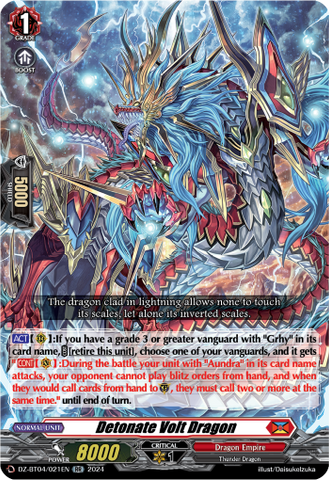 Detonate Volt Dragon - DZ-BT04/021EN