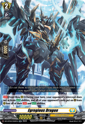 Egregious Dragon - DZ-BT04/032EN