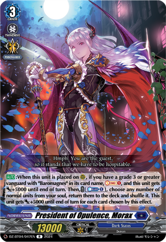 President of Opulence, Morax - DZ-BT04/047EN