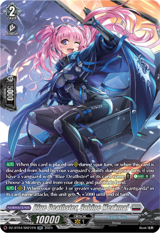 Blue Deathster, Sabine Merkmal (SR) - DZ-BT04/SR21EN