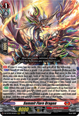 Summit Flare Dragon - DZ-BT05/003EN