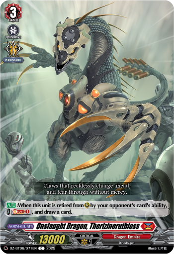 Onslaught Dragon, Therizinoruthless - DZ-BT06/071EN