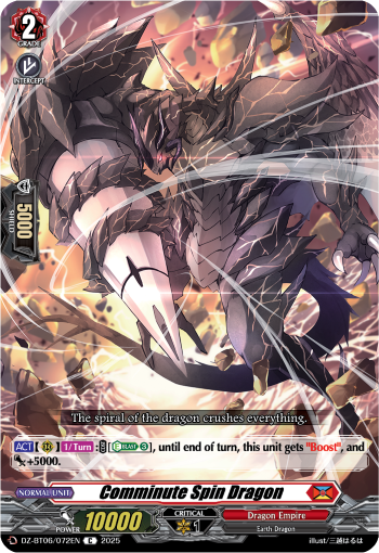 Comminute Spin Dragon - DZ-BT06/072EN