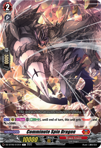 Comminute Spin Dragon - DZ-BT06/072EN