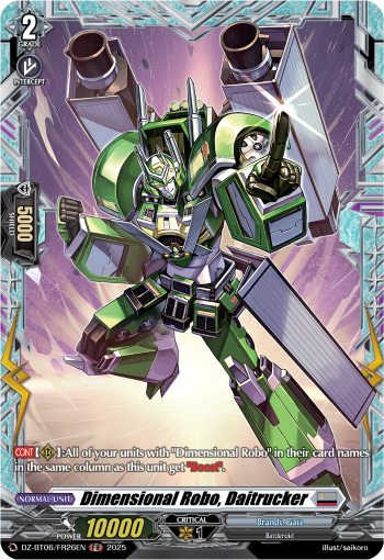 Dimensional Robo, Daitrucker (FR) - DZ-BT06/FR26EN