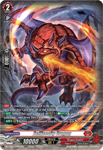 Bellicosity Dragon (SR) - DZ-BT06/SR04EN