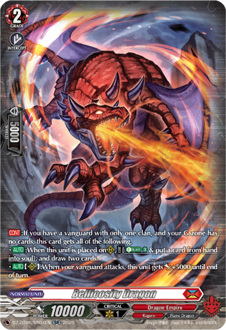 Bellicosity Dragon (SR) - DZ-BT06/SR04EN