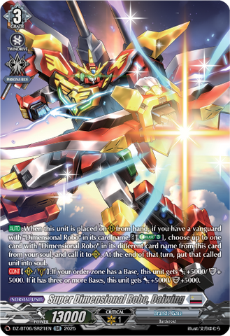 Super Dimensional Robo, Daiwing (SR) - DZ-BT06/SR21EN