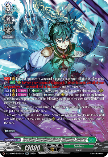 Crossing Interdimensional Thoughts, Rorowa (SR) - DZ-BT06/SR35EN