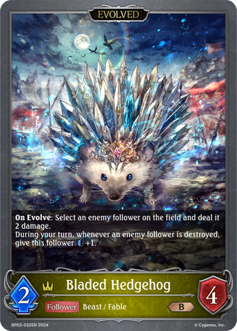 Bladed Hedgehog (Evolved) - BP03-032EN