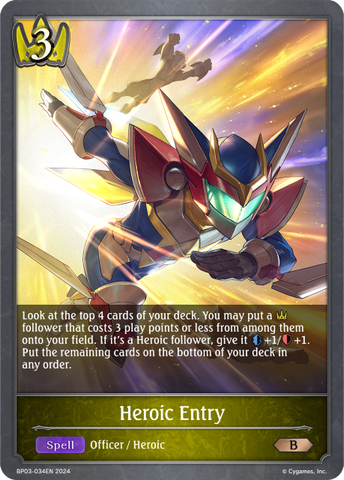 Heroic Entry - BP03-034EN