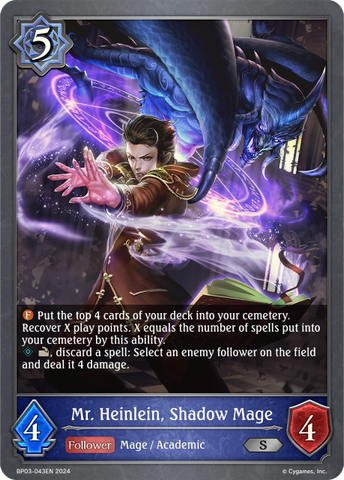 Mr. Heinlein, Shadow Mage - BP03-043EN