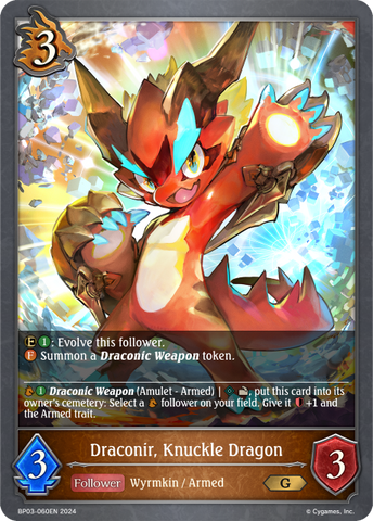 Draconir, Knuckle Dragon - BP03-060EN