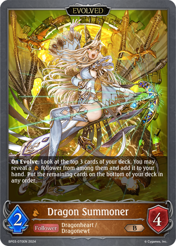 Dragon Summoner (Evolved) - BP03-070EN