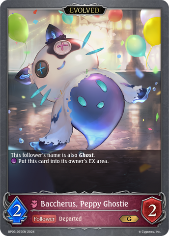 Baccherus, Peppy Ghostie (Evolved) - BP03-079EN