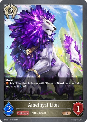 Amethyst Lion - BP03-105EN