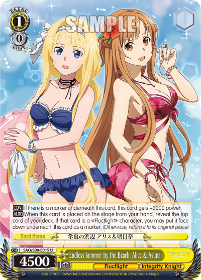 Endless Summer by the Beach, Alice & Asuna