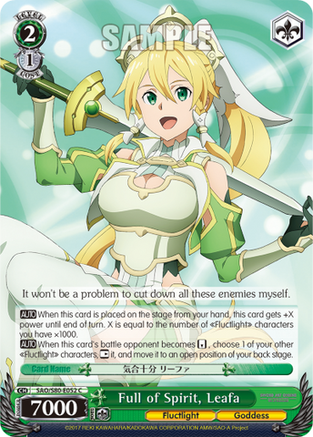 Full of Spirit, Leafa