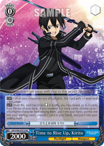 Time to Rise Up, Kirito