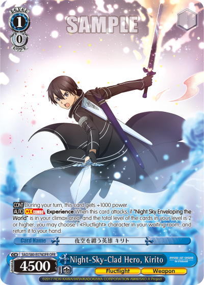 Night-Sky-Clad Hero, Kirito (OFR)