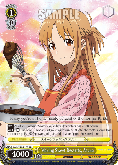 Making Sweet Desserts, Asuna