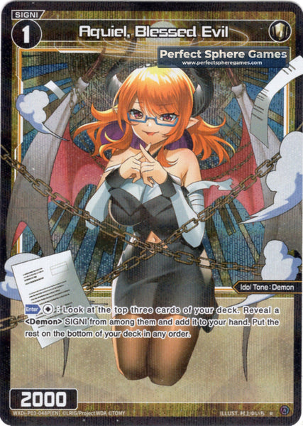 Aquiel, Blessed Evil (Foil) - WXDi-P03-048P[EN]