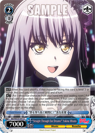 "Straight Through Our Dreams!" Yukina Minato - BD/WE35-E41