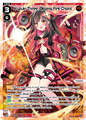 Yuzuki Three, Blazing Fire Chant - WXDi-P06-011[EN]