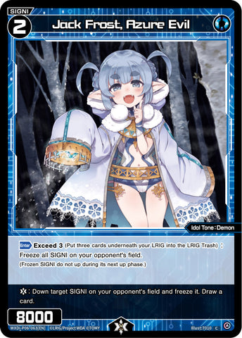 Jack Frost, Azure Evil - WXDi-P06-063[EN]