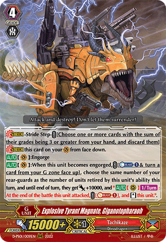 Explosive Tyrant Magnate, Giganotopharaoh - D-PS01/009EN